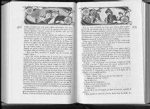 Livre avec monographies ouvert